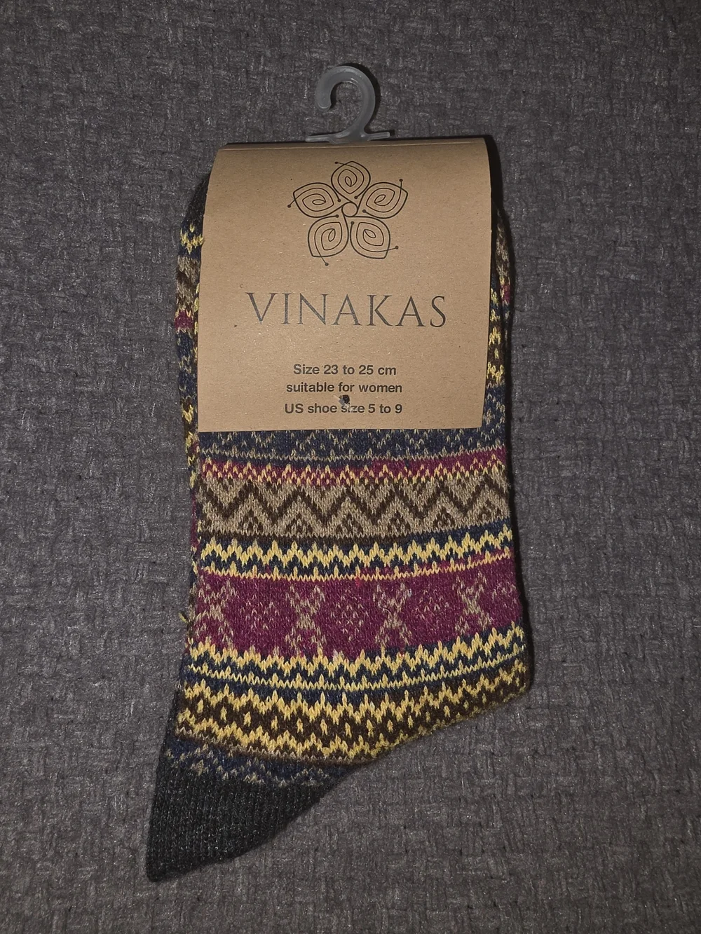Nordic Style Socks Size 5-9 Women's $9 NWT
